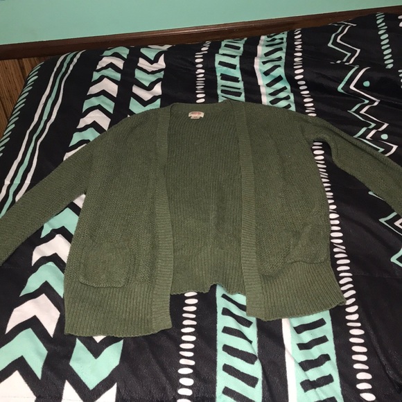 Mossimo Supply Co. Sweaters - Olive green cardigan Mossimo Supply Co. Sweaters - Olive green cardigan
